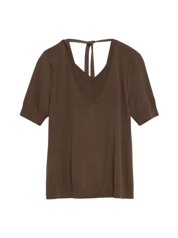 comma Blusenshirt in schoko - 0001