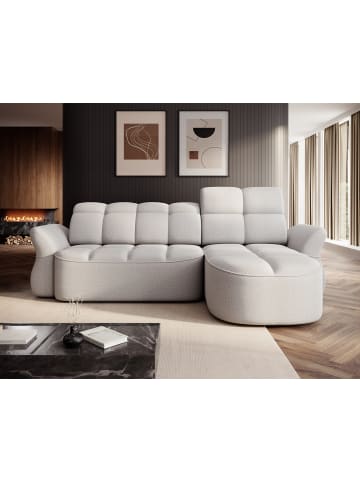 MF Design Benny Recamiere Rechts in Weiß -  (L) 185 x (B) 301 x (H) 115 cm