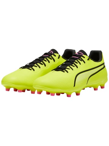 Puma Fußballschuh King Pro FG/AG in neongelb / schwarz