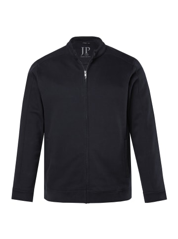 JP1880 Sweatjacke in schwarz