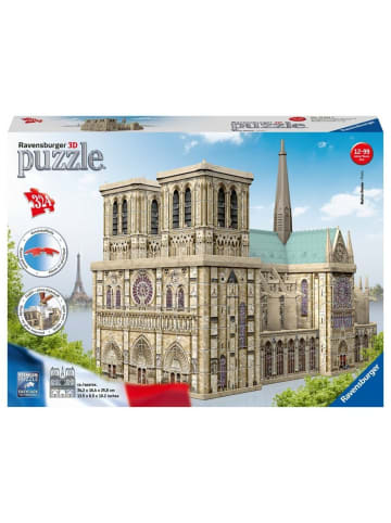 Ravensburger Ravensburger 3D Puzzle 12523 - Cathédrale Notre-Dame de Paris - 324 Teile -...