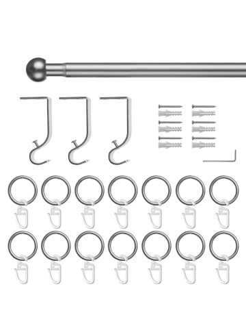 Lichtblick Gardinenstange in Chrom matt