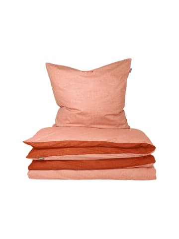 Schiesser Renforcé Bettwäscheset Doubleface in Terrakotta
