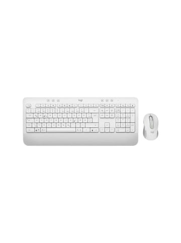 Logitech Business Tastatur-Set Logitech MK650 - Bluetooth Tastatur-Set in Weiß in Weiß