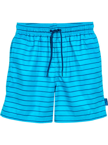 Playshoes Beach-Short Ringel in Aquablau