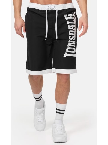 Lonsdale Short "Clennell" in Schwarz
