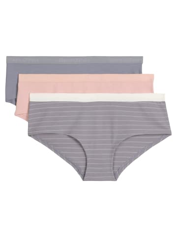 Marc O'Polo 3er P Panty in Mehrfarbig