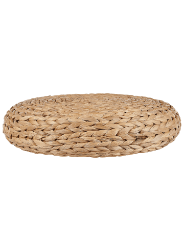 Beliani Pouf WAHOO in Naturfarben/Beige - (W) 40 x (H) 10 x (L) 40 cm