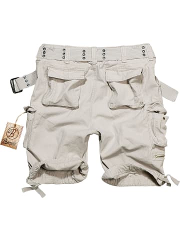 Brandit Short "Savage Vintage Shorts" in Weiß