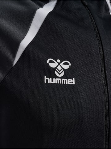 Hummel Reißverschluss Jacke Daumenlöcher Hmllead Herren in BLACK/ASPHALT