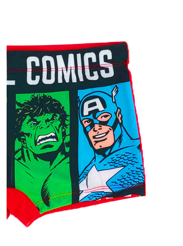 Avengers Badehose Ironman Shorts Schwimmen in Rot