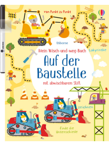 Usborn Buch - Mein Wisch-und-weg-Buch - Auf der Baustelle