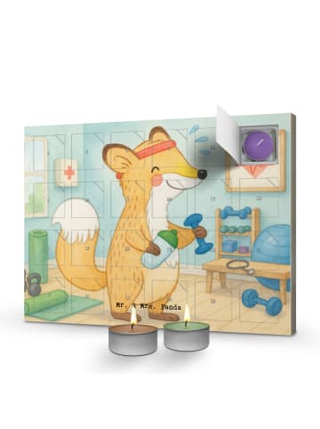 Mr. & Mrs. Panda adventskalender kerzen Fuchs Fitness Design ohn... in Weiß