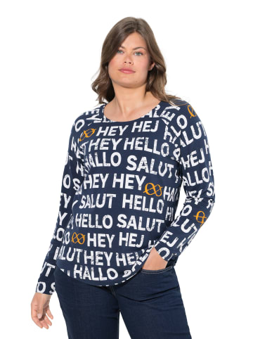 LAURASØN Shirt in navyblau