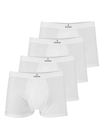 Ragman Boxershort 4er Pack in Weiß