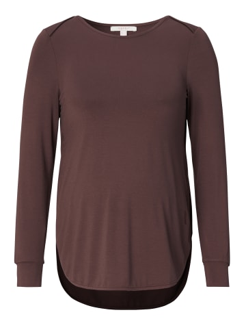 ESPRIT Langarmshirt in Coffee