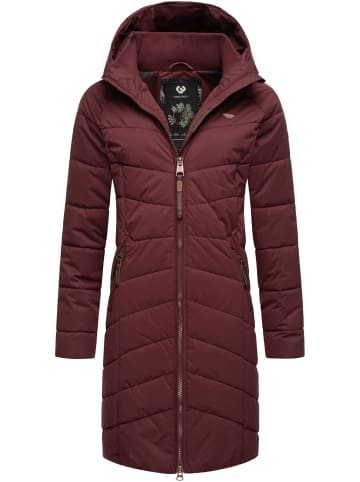 ragwear Steppmantel Dizzie Coat in Wine Red022