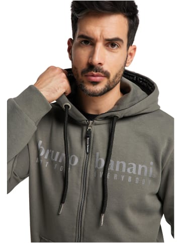 Bruno Banani Kapuzensweatjacke ALVAREZ in Anthrazit / Melange