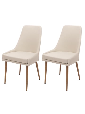 MCW 2er-Set Esszimmerstuhl O27, Beige