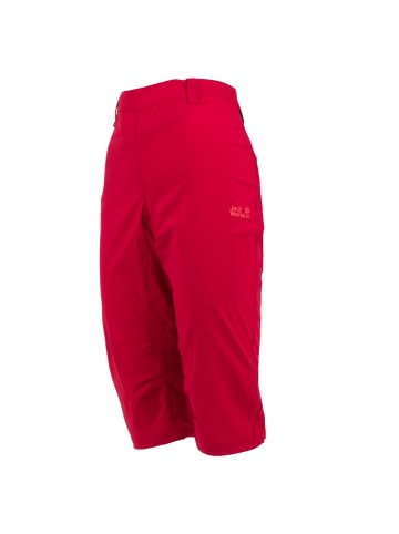 Jack Wolfskin Hose Activate Light 3/4 Softshell Pants in Rot