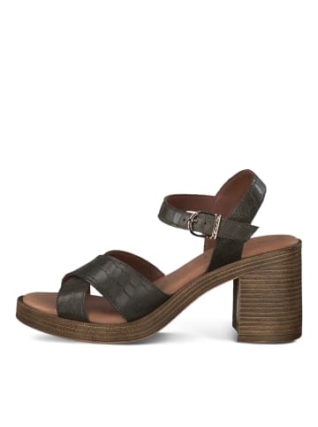 Tamaris Riemchensandaletten in Grün