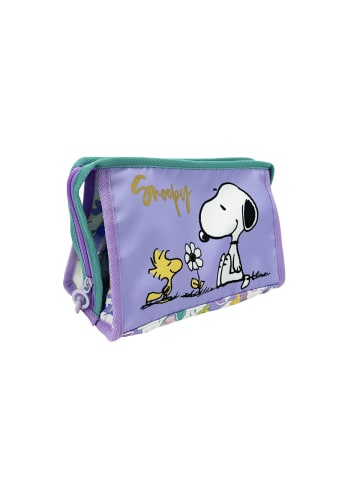 Snoopy Necessaire Kulturtasche Kosmetiktasche mit Griff Reiseetui