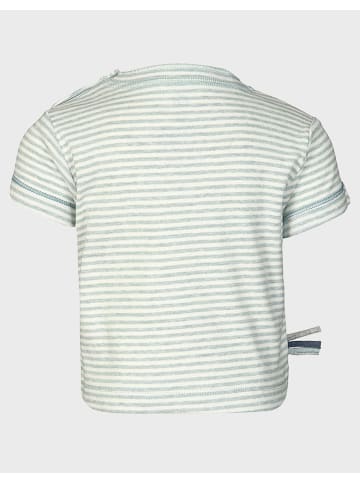 OrganicEra Baby Kurzarm T-Shirt in Aqua Melange