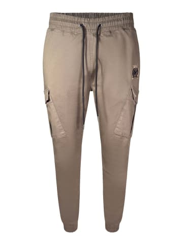 SikSilk Cargohose Slim Fit Cargos in Brown