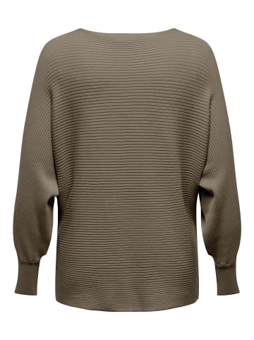 ONLY Carmakoma Strickpullover in Walnut