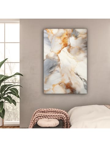 MuchoWow Leinwand Bilder Abstrakte Kunst Marmoroptik