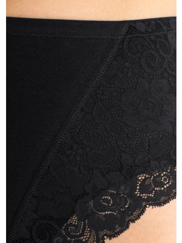 PETITE FLEUR Formslip in schwarz, weiß
