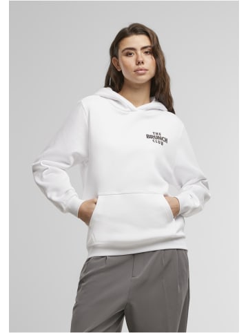 Mister Tee Mister Tee The Brunch Club Ladies Fluffy Hoody in white