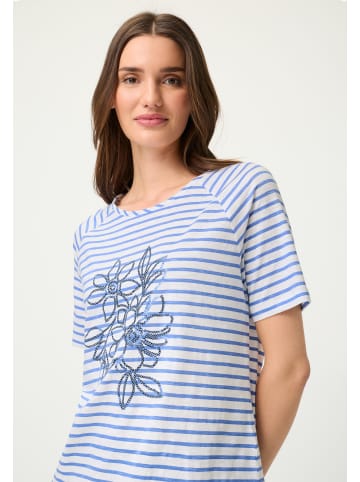 Olsen T-Shirt Hannah in weiß blau
