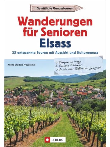 J. Berg Sachbuch - Wanderungen für Senioren Elsass