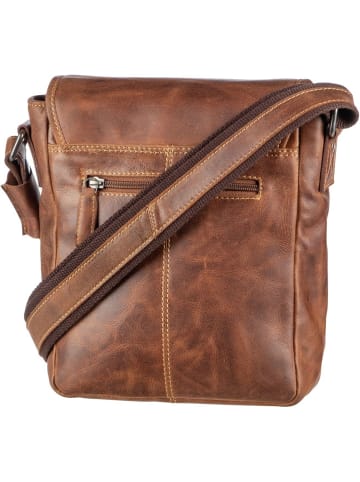 Greenburry Umhängetasche Cafe Racer in Antikbraun