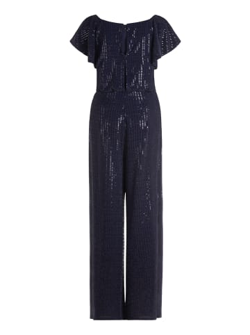 Vera Mont Hosenanzug im Glitzer-Look in Dunkelblau/Grau
