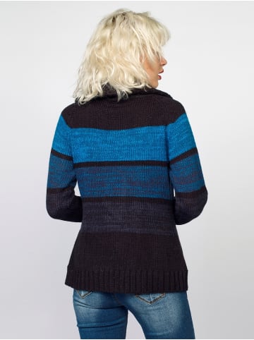 KOROSHI GESTREIFTE JACKE in blau