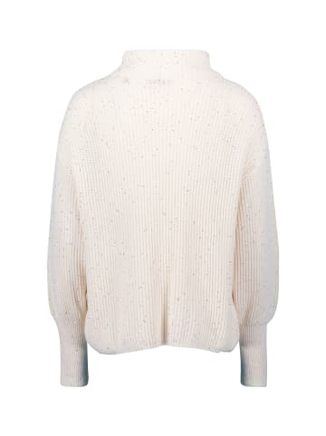 Zero  Strickpullover mit Pailletten in CreamWhite