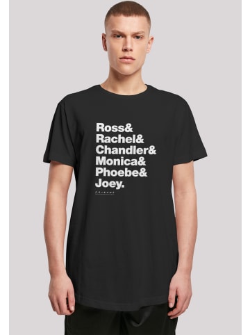 F4NT4STIC Long Cut T-Shirt FRIENDS Namen' in schwarz