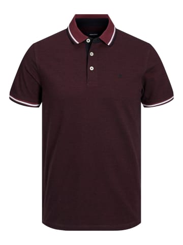 Jack & Jones Polo Shirt JJEPAULOS Sommer Hemd Kragen Pique Cotton in Violett