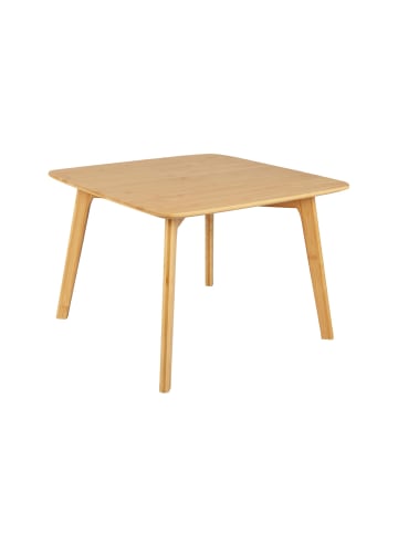 Leitmotiv Beistelltisch Bamboo - Braun - 50x50x35 cm