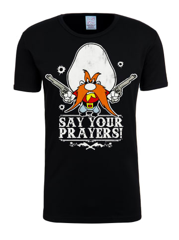 Logoshirt T-Shirt Looney Tunes – Say Your Prayers in schwarz