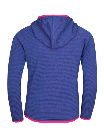 Trollkids Mädchen Fleece Jacke "Sogndal" in Marineblau/Magenta