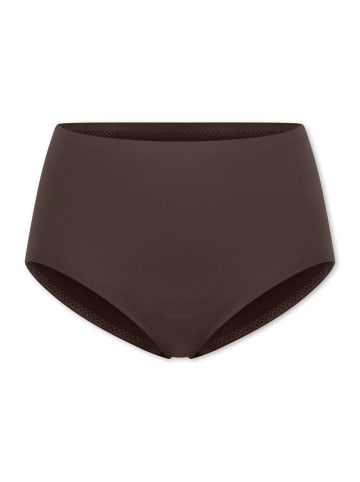Schiesser Slip Invisible Soft in deep brown