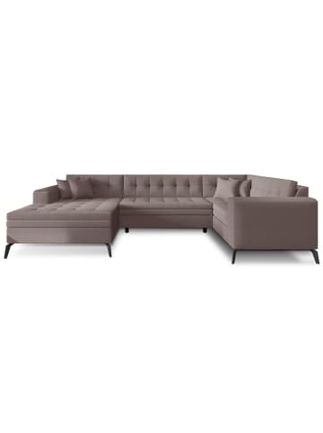 MF Design Monton Recamiere Links in Taupe -  (L) 180 x (B) 340 x (H) 93 cm