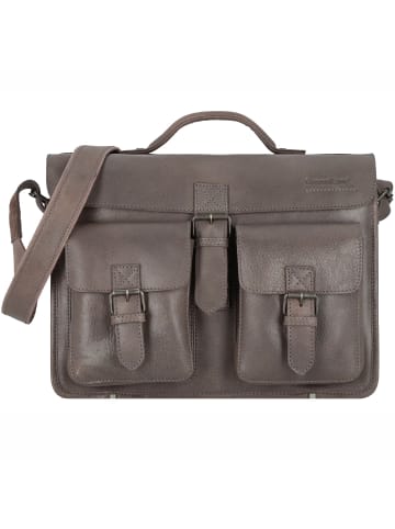 Greenland Nature Nature Aktentasche Leder 40 cm grey