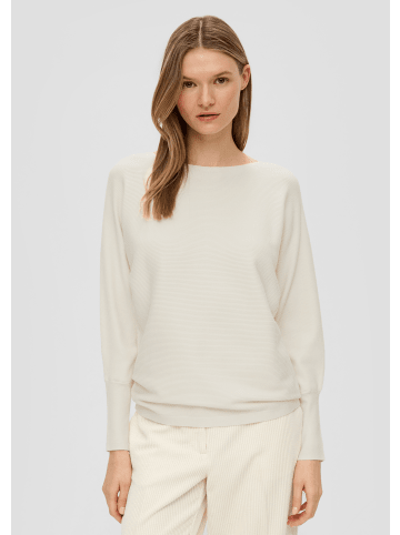 s.Oliver BLACK LABEL Strickpullover langarm in Creme