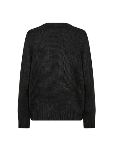 soyaconcept Langarm-Pullover in schwarz