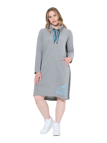 LAURASØN Kleid in grau melange