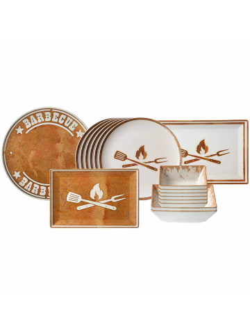 Ritzenhoff & Breker 17er Set Grillgeschirr-Set Rusty in braun